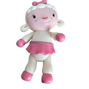 Disney Jr. Doc McStuffins Lambie Toy Doll Pink White Figure Plastic